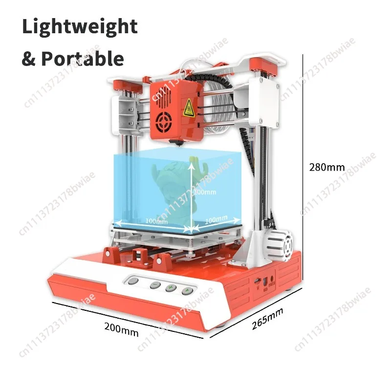 Small mini 3d printer - home, educational, desktop, portable, 3d printing machine