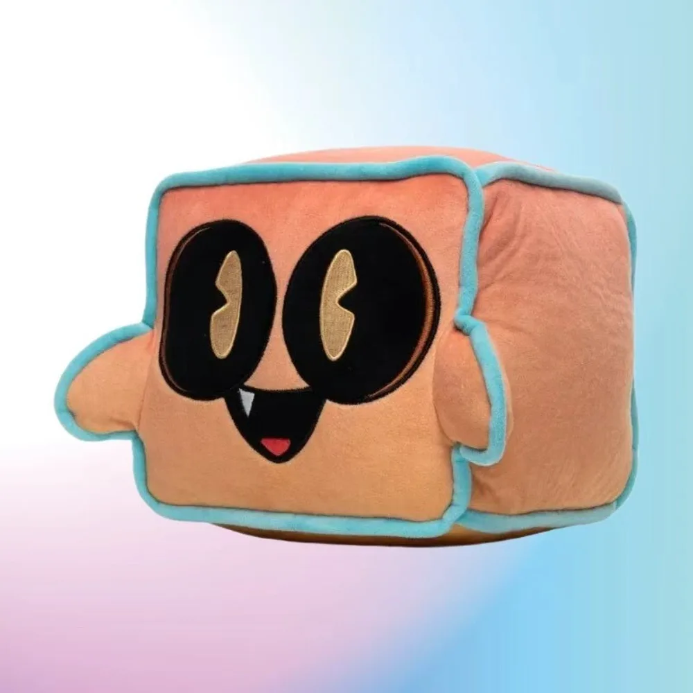 

In Stock Geometry Dash Plush Keychain Soft Stuffed Doll Pendant Rhythm Action Game Character Bag Charm Plushie Gift For Gamers