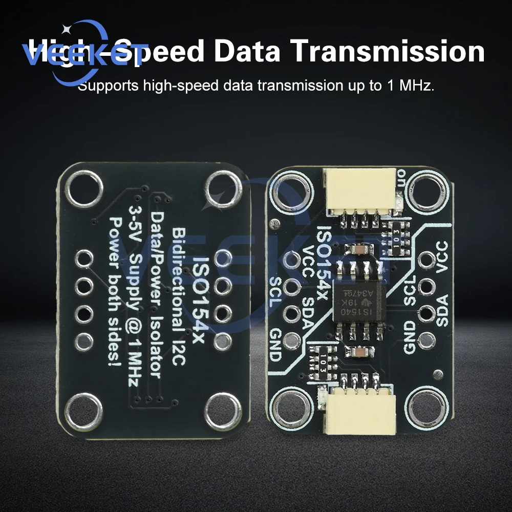 

ISO1540 Bidirectional I2C Isolator Module 3.3V/5V STEMMA QT Qwiic Board Support 1 MHz Operation