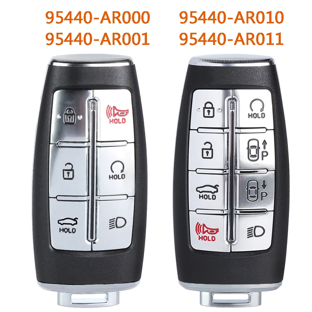 KEYECU 95440-AR010 95440-AR011 95440-AR000 95440-AR001 Fernbedienung Autoschlüssel für Hyundai Genesis GV70 2020-2025 433MHz