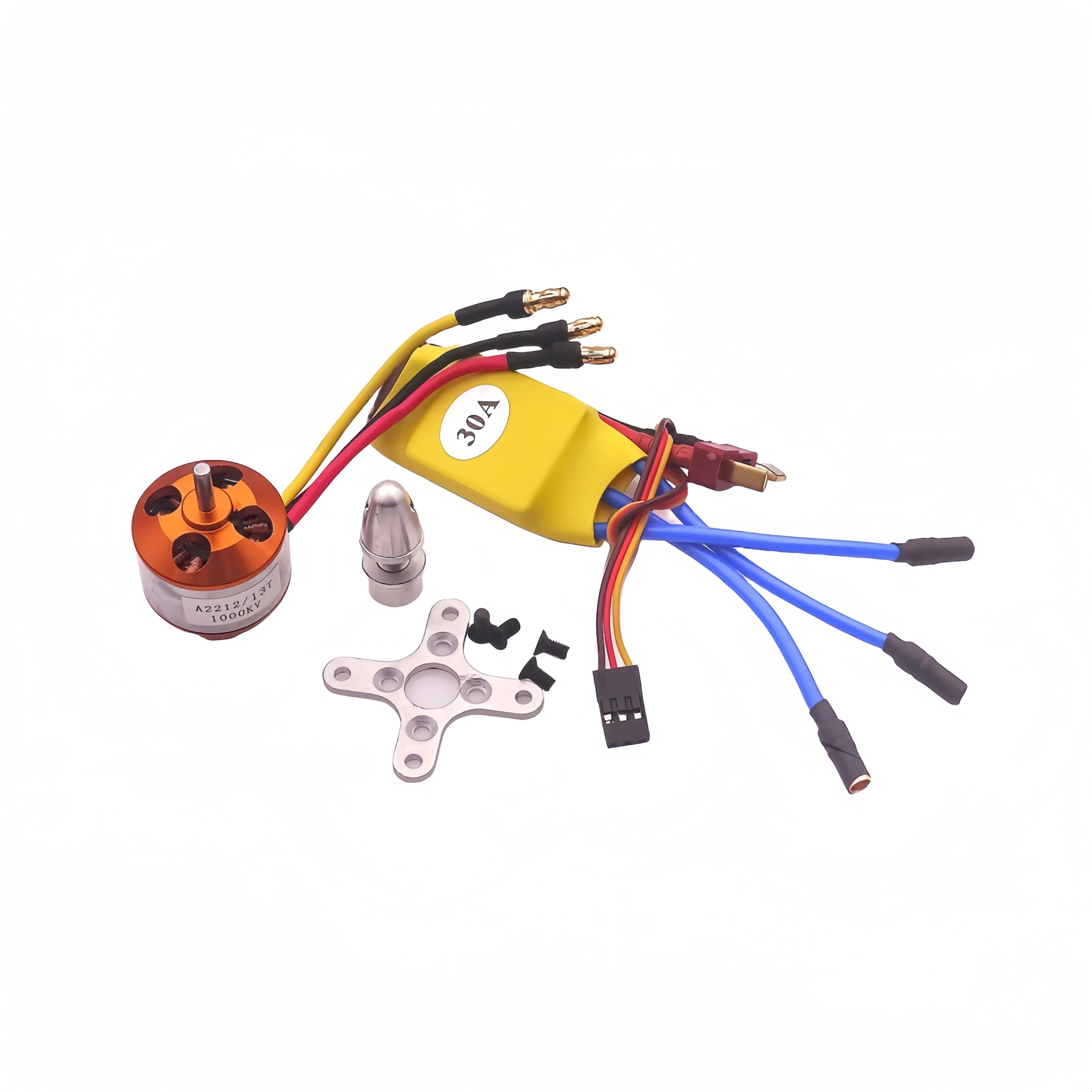 1pcs 13T A2212 1000KV Brushless Motor 30A ESC Combo for Quadcopter F450 Quadcopter F550 RC Hexacopter 4-axis Copter