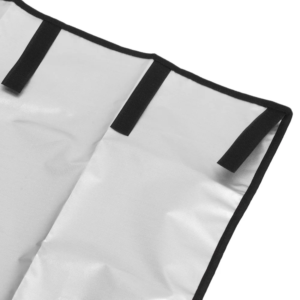 Black Portable Dance Privacy Curtain 150 X 80cm Polyester Retractable Changing Partition Screen