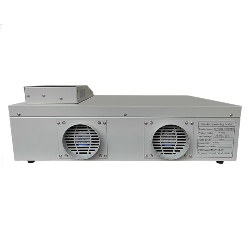 PUHUI T-962C SMD инфракрасный горячий воздух T962C небольшой настольный конвейерная волновая паяльная печь для сварки печатных плат SMT сборочная линия