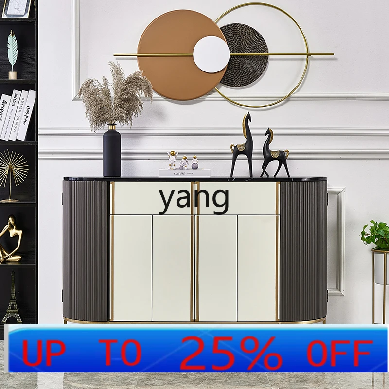 

LMM entrance cabinet light luxury entrance foyer living room tea storage simple modern shoe cabinet