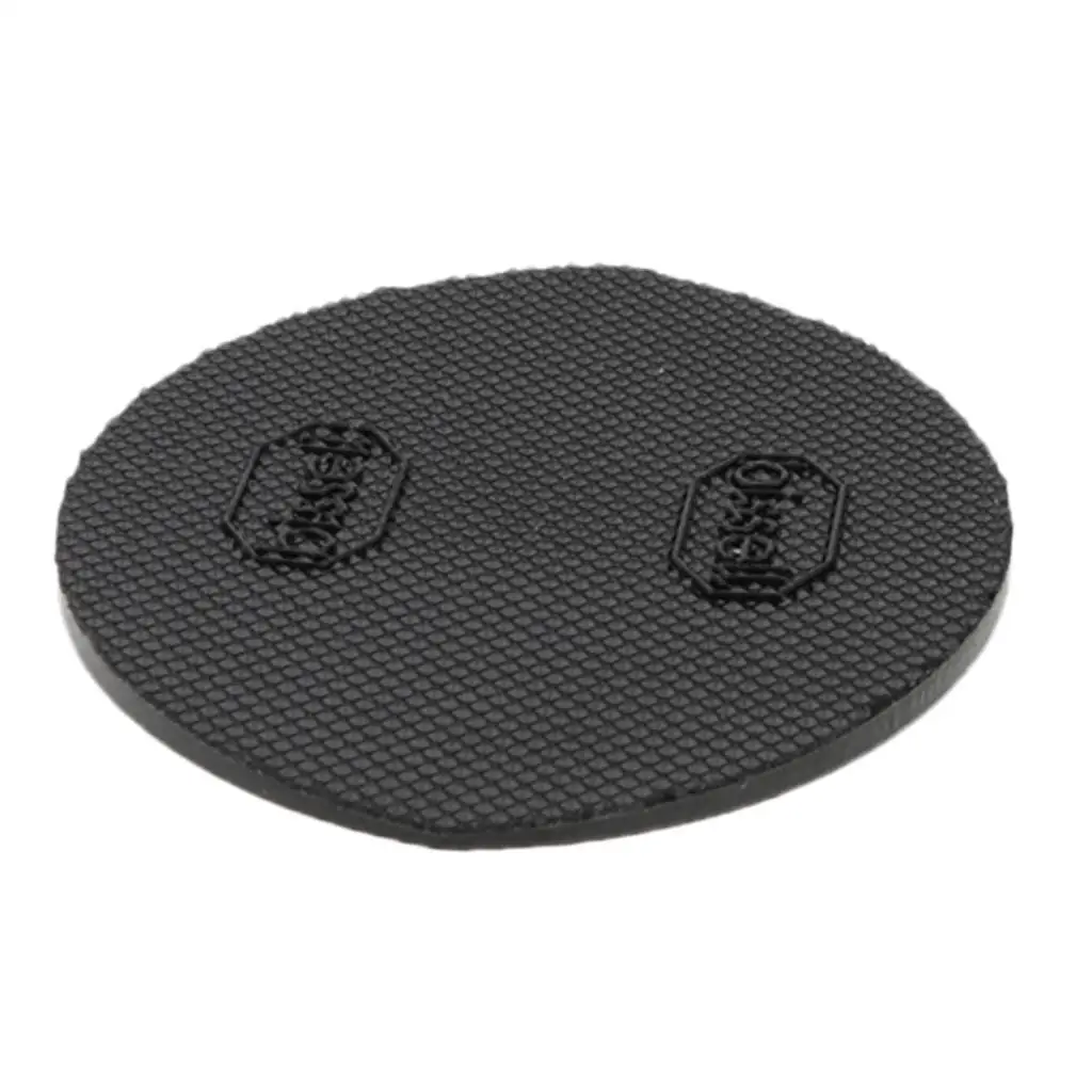 2 Pair Rubber Glue On Heels Shoe Repair Anti Pad Replacement Black