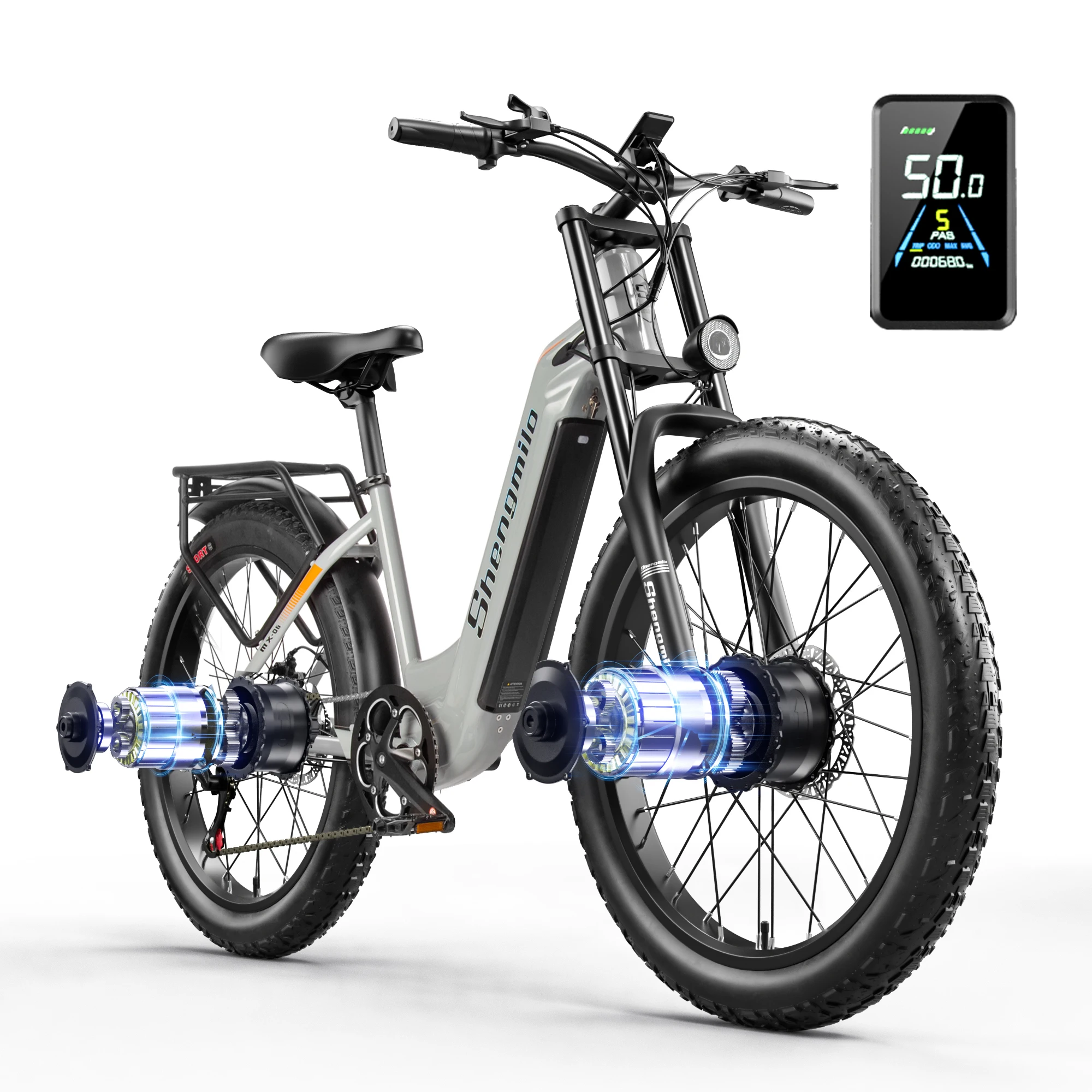 Ebike Shengmilo MX06 Pro Electric Bike 2000W Motor Power Fat bike electric 26