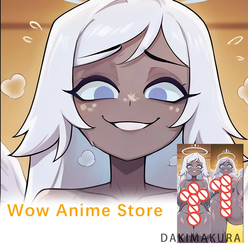 Dakimakura غطاء إميلي هازبين فندق Nsfw Futa أنيمي على الوجهين طباعة المخدة الحياة الحجم 2way وسادة للجسم