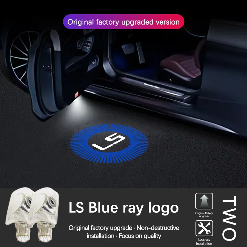 For Lexus LS LS500 LS600 LS460 LS430 LS300 LS350 LS400 2005-2025 LED Car Door Projector Ghost Shadow Welcome Light Accessories