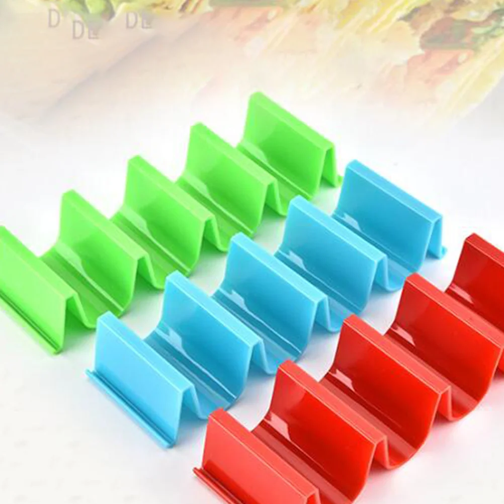 3Pcs Mexican Pancake Rack Thick Stable Storage Holder for Burritos Pancakes Sandwiches Home Kitchenware Pizza Storage Tool