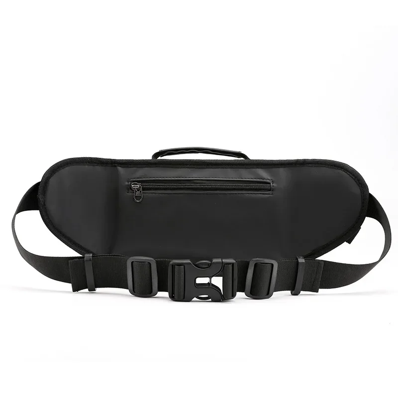 Impermeável Fanny Pack para exterior, Lazer Fitness, Reflexivo Strip Waist Bag, Anti-Theft Mobile Phone Chest Bag, Belt Bag, Moda