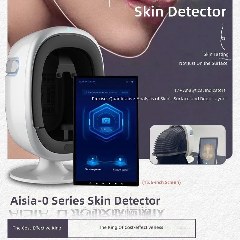 AISIA O1 Smart Skin & Scalp Analyzer, Multi-Language Support, Professional Dermatology Imaging Device, Skin Health Monitor