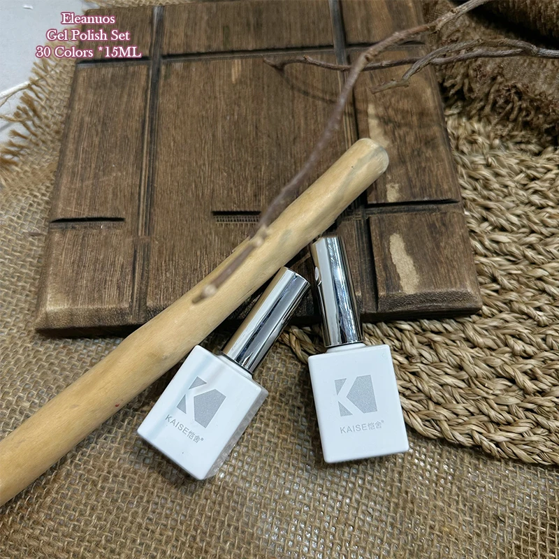 Eleanuos Pink Jelly Gel Polieren 30PCS Mixed Nude Lasting Translucent UV LED Whitening Gel Salon Ice Skin Gel New Shining Kit