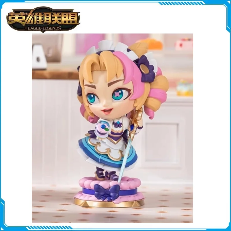 

Original LOL League of Legends The Hallowed Seamstress Gwen Q Version Game Statues Action Figures Collectible Model Toys Gift