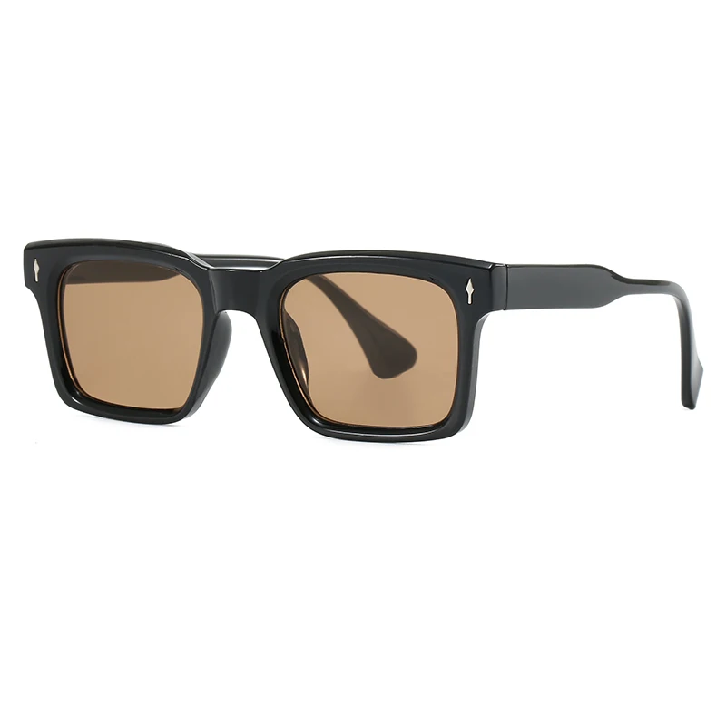 الرجعية الاتجاه مربع النظارات الشمسية النساء الرجال الموضة الفاخرة ظلال في الهواء الطلق القيادة نظارات شمسية سيدة رجل UV400 نظارات واقية