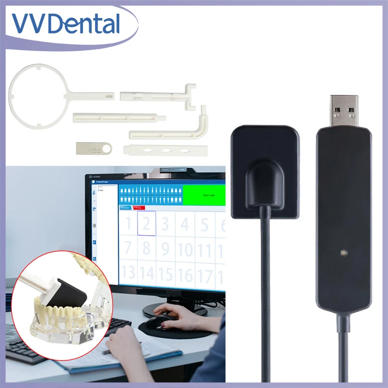Стоматологический датчик VVDental, рентгеновский датчик, быстрая передача, цифровая внутриротовая система, внутриротовая система с чистотным изображением программного обеспечения