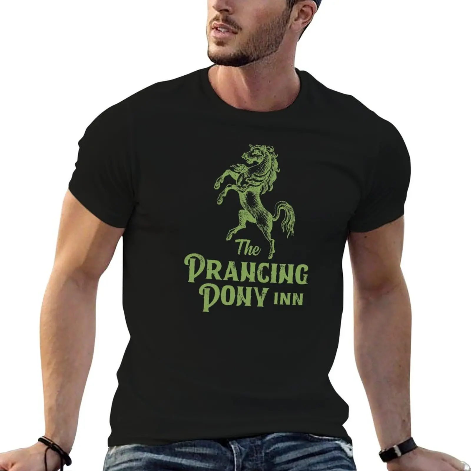 

The Prancing Pony T-Shirt man t shirt graphic man t shirts graphic t shirt men 100% cotton luxury brand T-Shirt