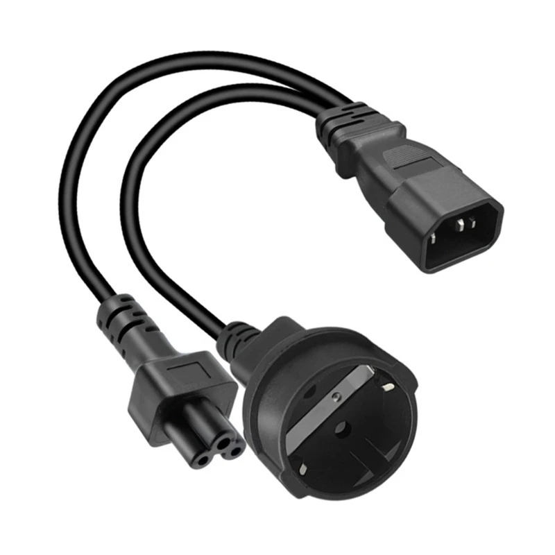 

1 шт. IEC C14 «папа» на C5 + EU4,8 мм «мама» сплиттер-адаптер, шнур C14 сплиттер