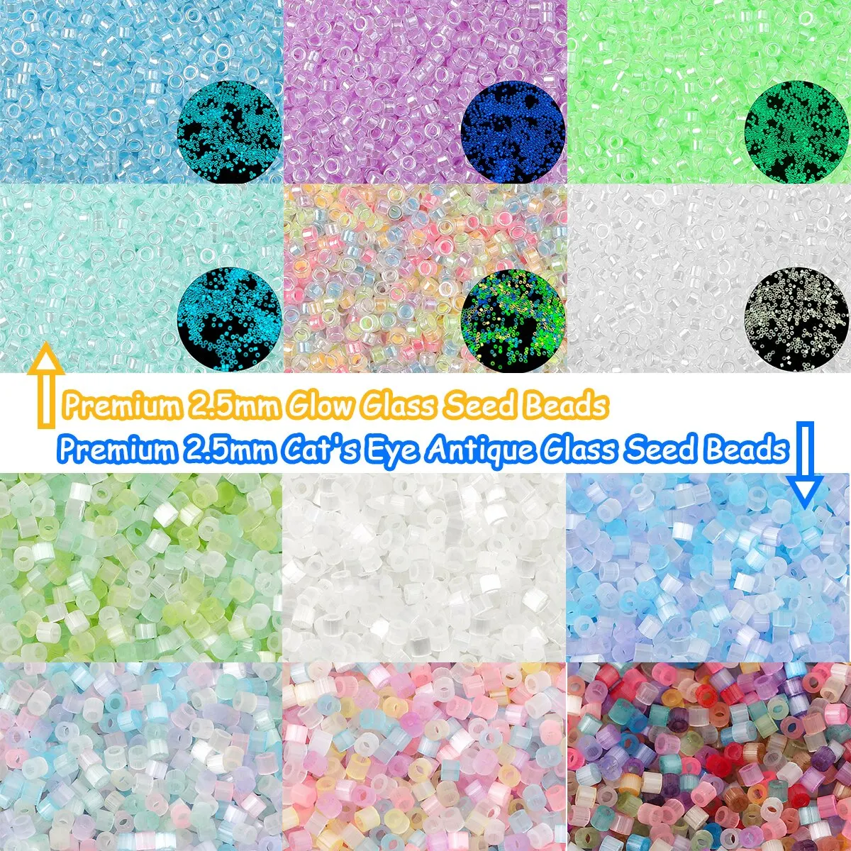 About4200-4440pcs Domestic Super Quality Glass Rice Beads Round Beads Loose Beads DIY Handmade Bracelet Necklace Beaded Jewelry