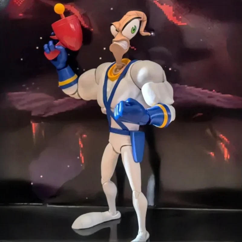 1/12 Pdna Earthworm Jim Action Figure Psy Crow Bob The Killer Anime Figure Joint Movable Models Collectible Toy Ornament Gifts