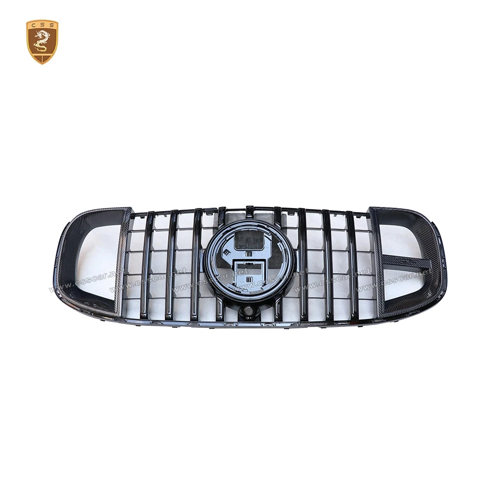 BB 900 Style Front Bumper Side Air Vent Trim Cover For 2020-2022 Gls63 X167 Dry Carbon Fiber Rear Bumper Lip with Tail Nozzle