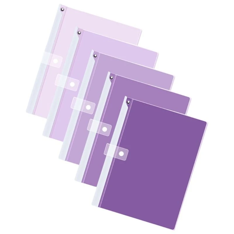 

5 Pcs A 3 File Folders with Long Clamp Presentation Folder Document Organizers