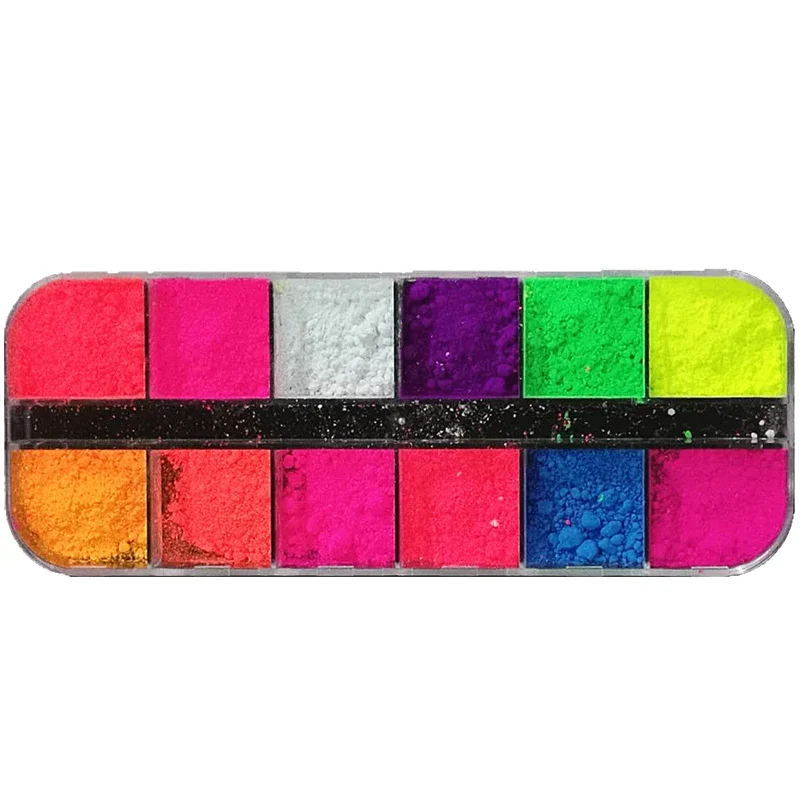 1Pcs Losse Poeder Oogschaduw Palet Minerale Nail Art Decoraties Pigment Neon Tl Oogschaduw Stof Make-Up Cosmetische