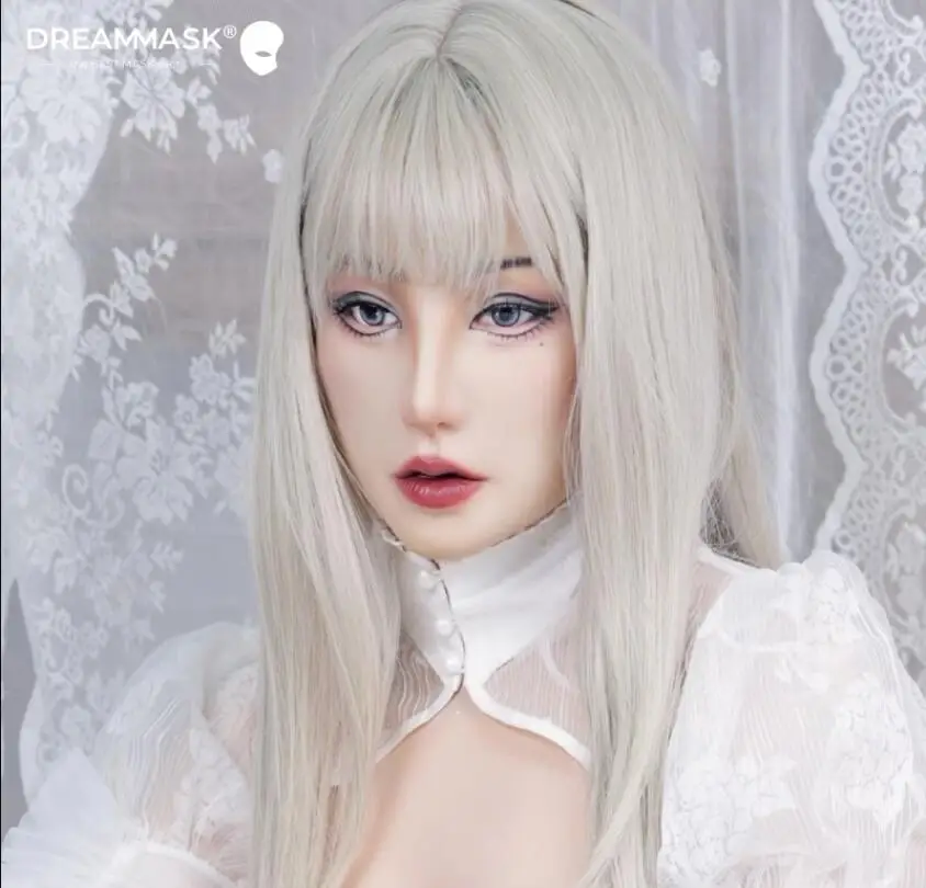 

(M27A YAO Makeup)'Dreammask' DMS Crossdressing Realistic Full Head Cosplay Kigurumi Male To Female Silicone Real Mask