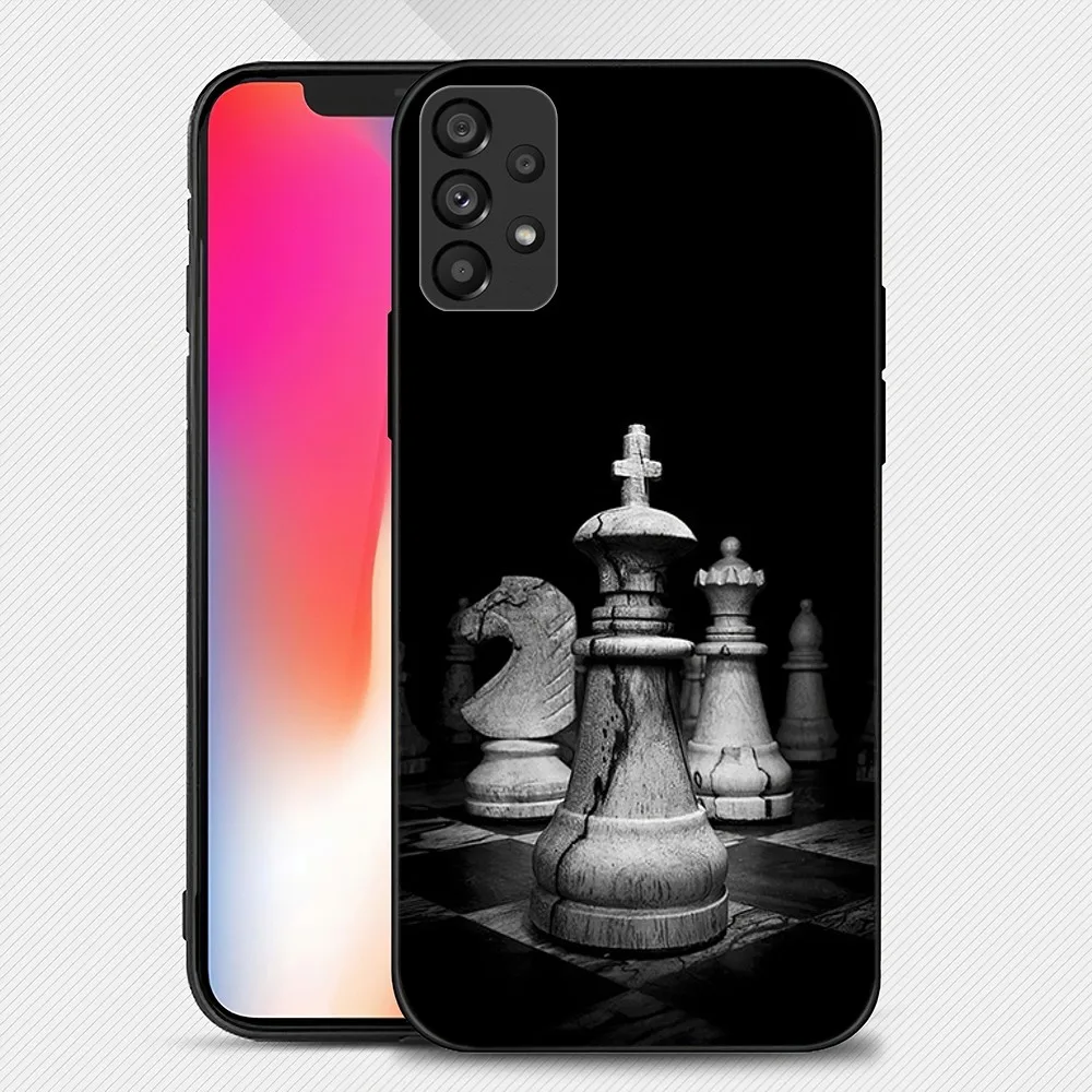CHESS CHECK MATE Phone Case For Samsung Galaxy S22 S23 Ultra S21 S20 FE Plus Note 20 Soft Cover image 4