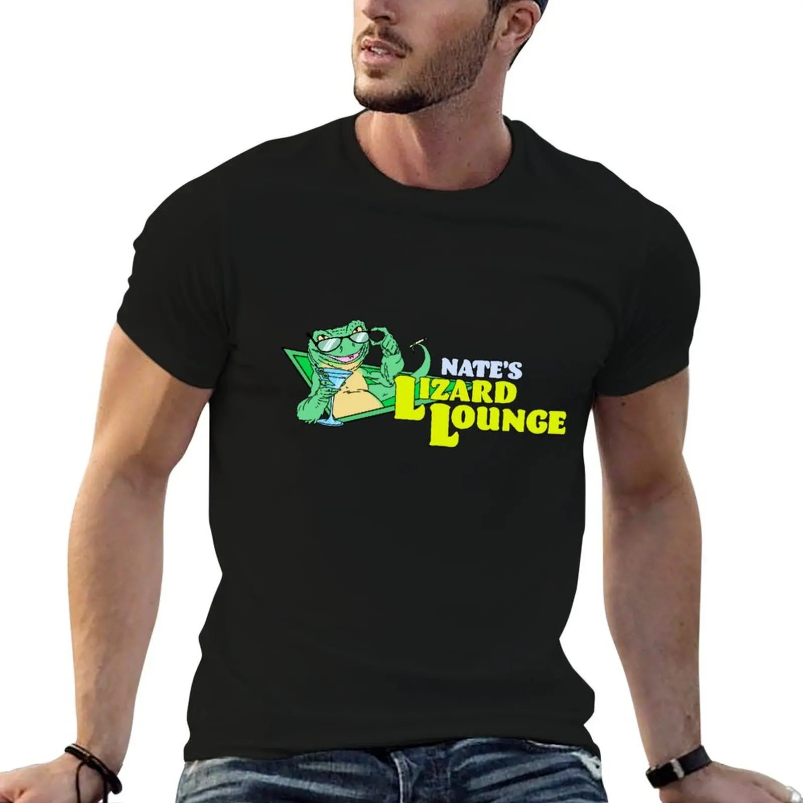Nates Lizard Lounge The Rehearsal Logo T-Shirt tops graphic t shirt vintage shirts men graphic