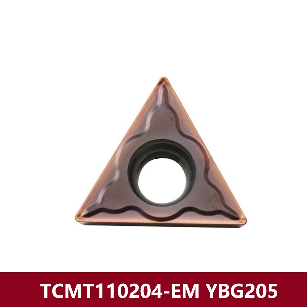 Original TCMT110204-EM YBG205 Machine CNC Lathe Cutter TCMT110204 TCMT 110204 EM Turning Tools Blades TCMT2(1.5)1-EM TCMT1102