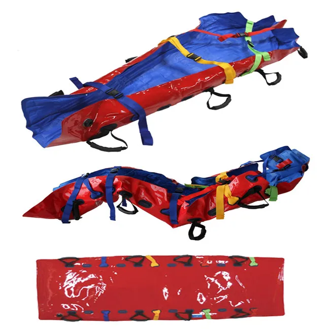 Custom medical apparatus emergency rescue whole body inflatable air vacuum mattress stretcher