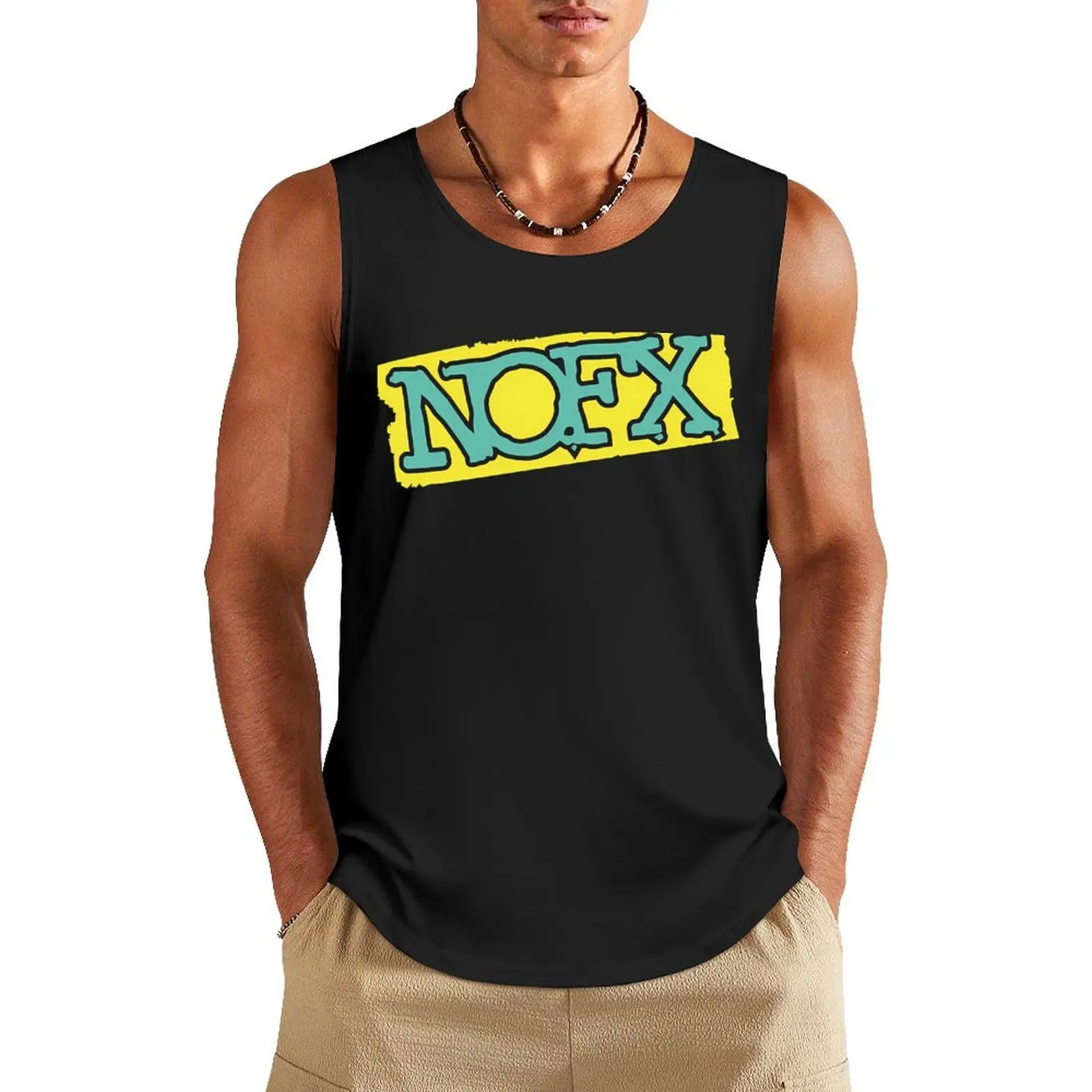 

Classic Nofx Logo T-Shirt Tank Top Sleeveless men Top summer Men's clothing