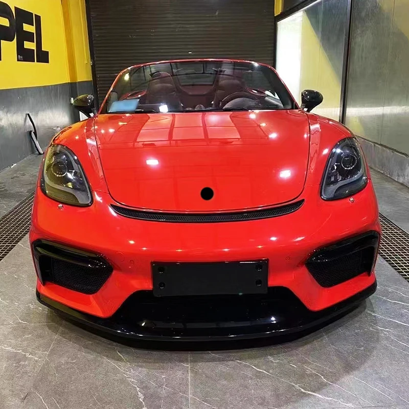 Classic Car Restomod Body Kits2017-2023 Car Grille Front Bumper Body Kits Spoiler PP Material Suitability For 718 982 Boxster