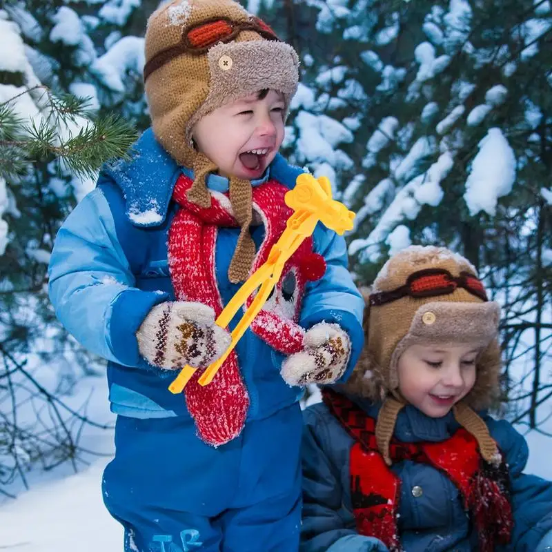 Stampo per creare palle di neve Creatore di palle di neve invernali per bambini Giocattoli per palle di neve Gioco per divertimento all'aperto e al coperto Giocattoli di sabbia da spiaggia Palle di neve per