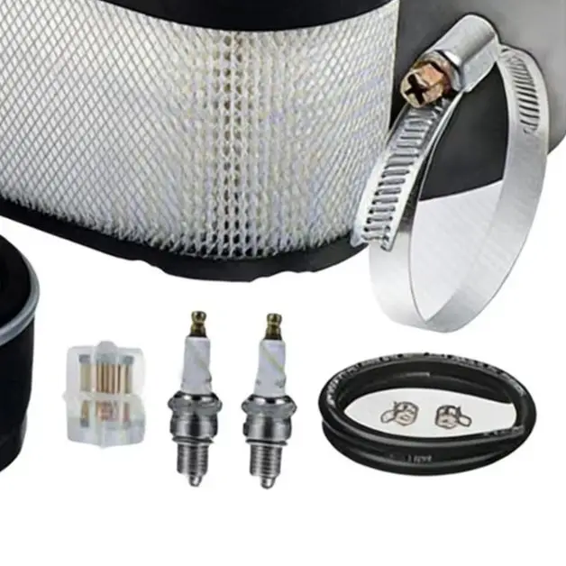 

1 комплект воздушных фильтров 11013-0752 для Kawasaki FR691V FR651V FR730V, воздушный фильтр 11013-0813 для 4-тактных двигателей KAWASAKI, заменяет оригинальные запчасти.