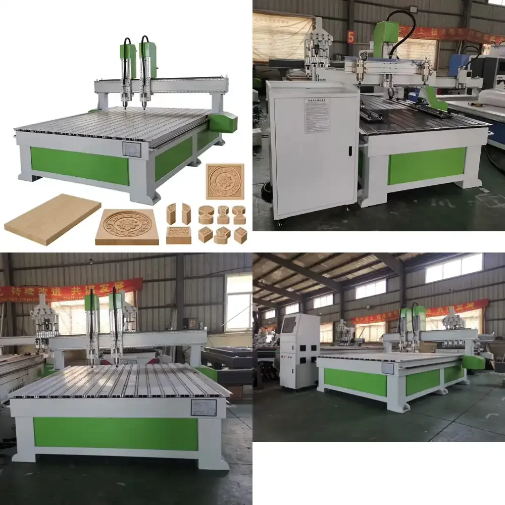 1325 CNC Engraving Machine for Cabinets and Furniture, Dual-head Independent Processing Operation