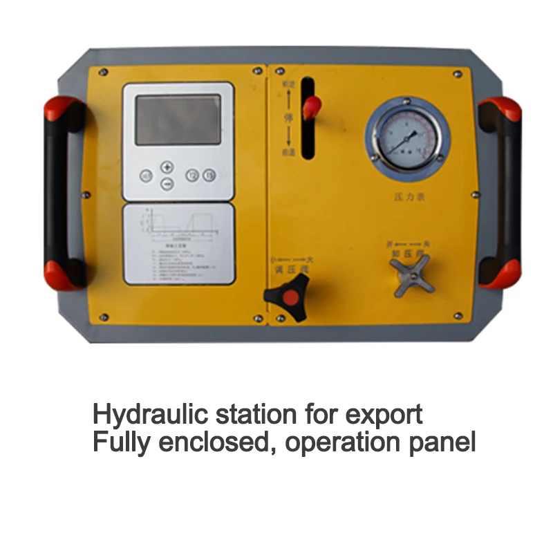 220V Hot Melt Butt Welder for 90-250mm PE Gas Pipeline, Special Hydraulic Semi-Automatic Digital Display & Timing Control