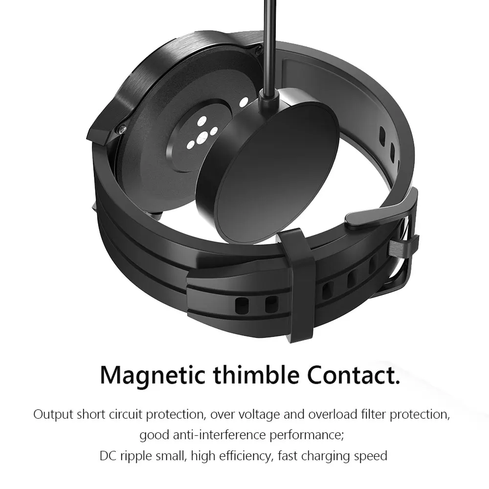 100cm adaptador de carregador doca smartwatch para relógio realme s pro power usb cabo carregamento para realme rma186 relógio inteligente accessoriess