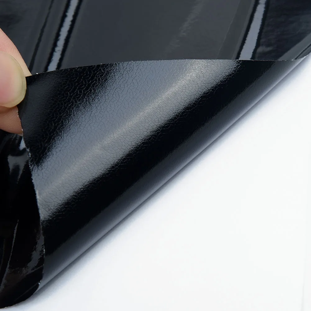 Car Sticker Glossy Black Vinyl Wrap Film Gloss Black Self Adhesive Vinyl Sticker Bubble Free Exterior Parts