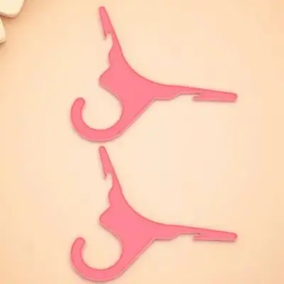 

10 Pcs Pet Clothes Hanger Plastic Hangers for Rack Hanging Apparel Dog Clothing Pets Mini