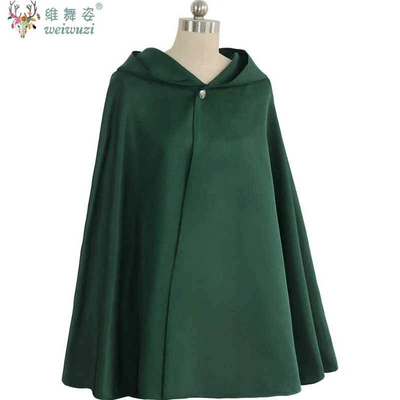Cape à capuche japonaise pour Halloween, Costume de Cosplay du Corps de Scout, châle vert, Costume pour hommes et femmes, Cape d'attaque des titans