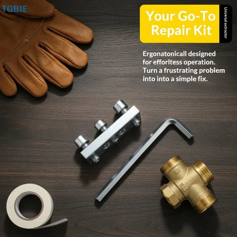 [TL]One Set Pipe Extractor Tool 1/2 & 3/4 Inch Broken Screw & Pipe Remover