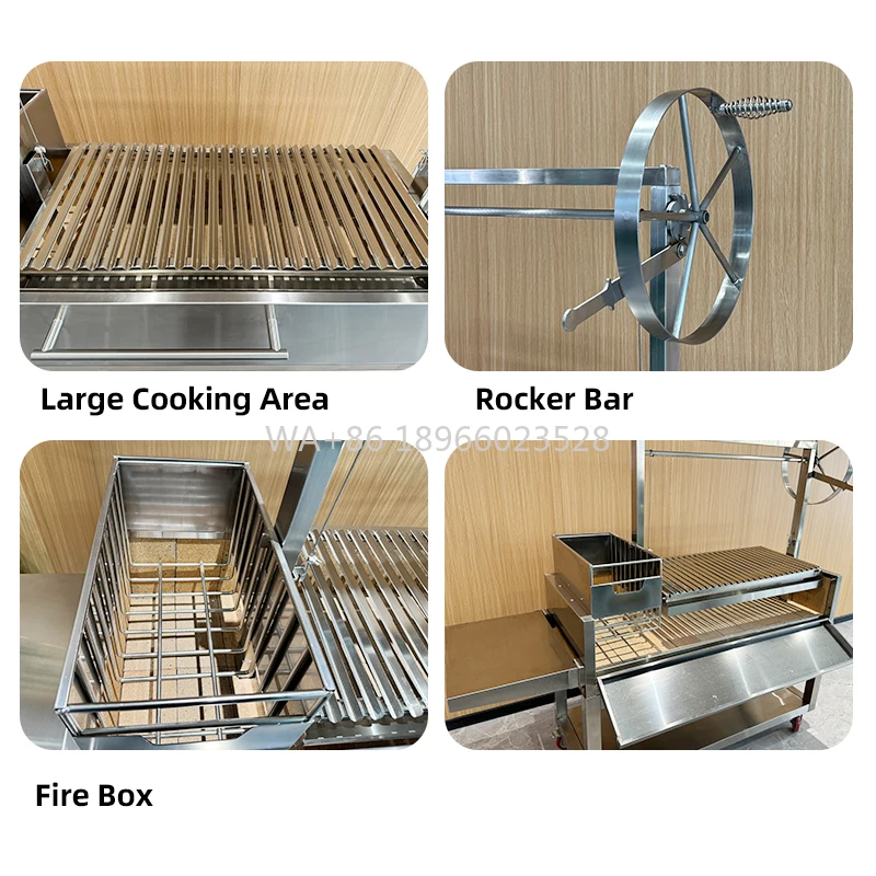 

Угольный барбекю Ресторан Гриль Профессиональный Нержавеющая сталь