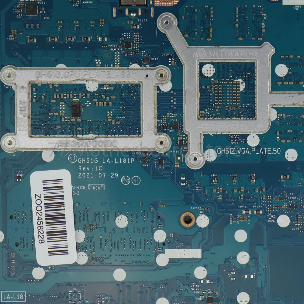 Laptop Motherboard For Acer Nitro 5 AN515-57 LA-L181P With CPU i5-11400H i7-11800H GPU RTX3050 4G RTX3050Ti 4G 100% Test