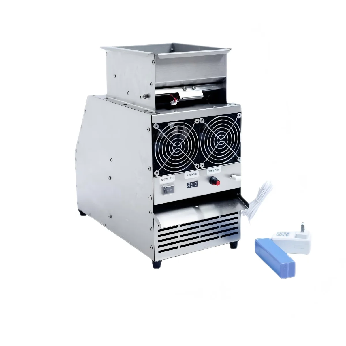 2026 Electric Grain Shell Blower Parrot Bird Feed Blowing Machine Buckwheat Air Selection Millet Husk Separator