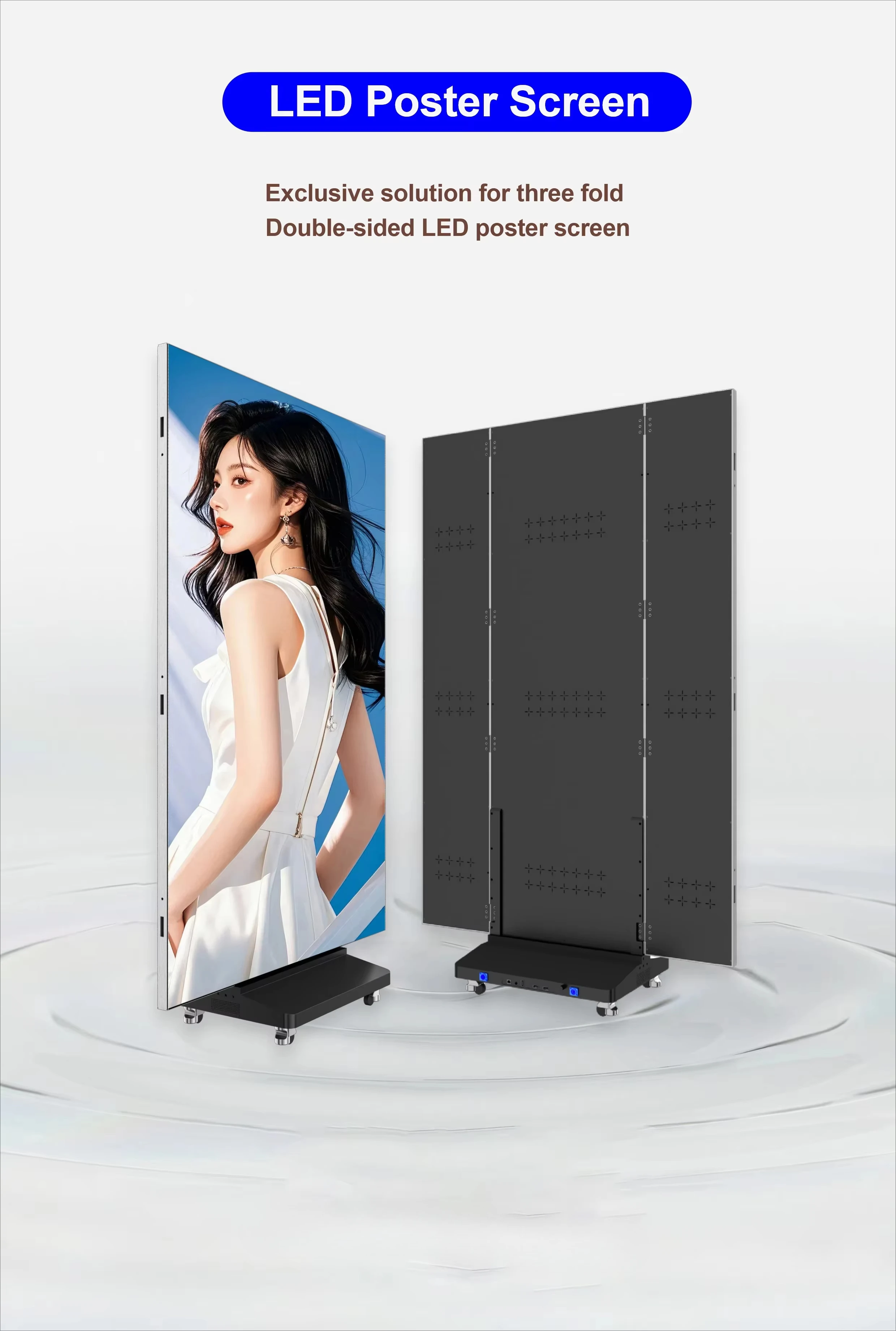 P2.5 P1.86 P1.5 LED display advertising 30% off LED shopping mall animation poster