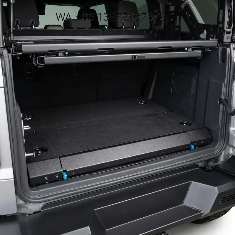 Wmwmnu for JK Heavy Duty Al Mg Alloy Slide out Cargo Tray Matte Finish Power coated No Drilling Required for 2021