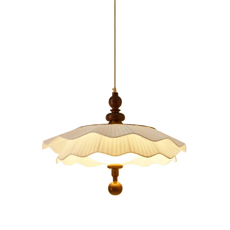 

French medieval creative fabric chandelier cream wind eye protection restaurant light CASAGD