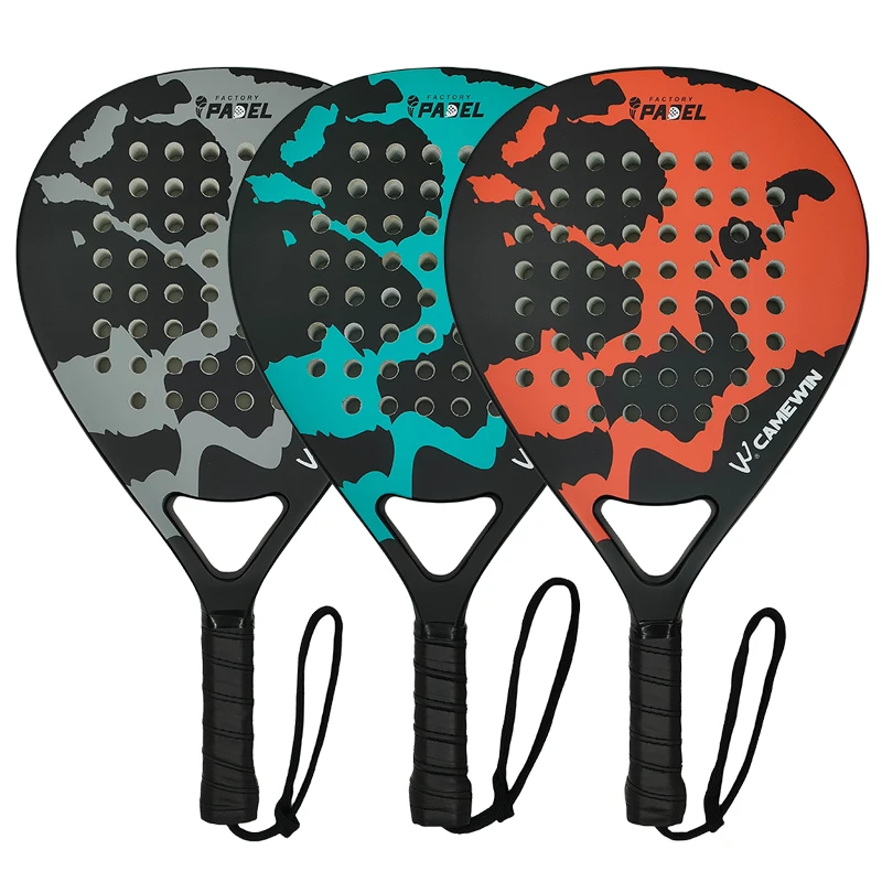 

38MM thickened Padel racket Paddle racket 100% carbon fiber EVA elastic memory foam core Tennis racket Carbon fiber padel racket