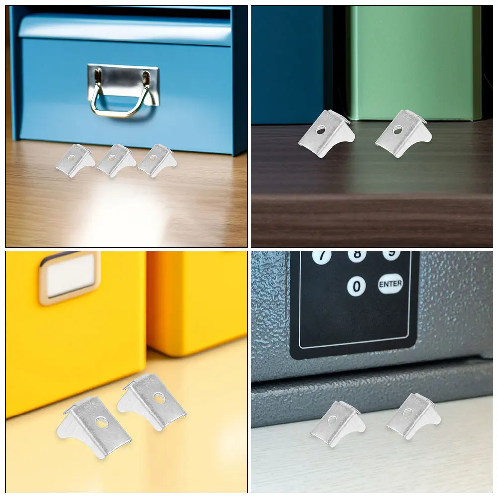 

12Pcs Cabinet Shelf Support Clips Metal Shelving Brackets Sturdy Practical Easy to Use for Cabinets Display Cases